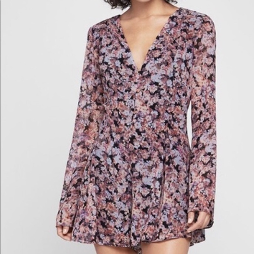 BCBG floral romper - never worn!